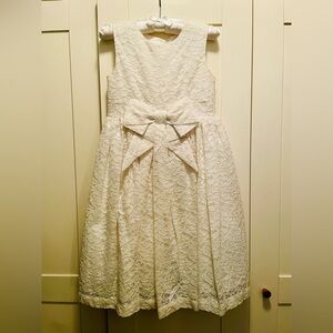 Age 8 ivory lace bridesmaid dress in perfect condition